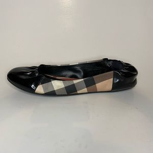 Burberry ballerina flats.